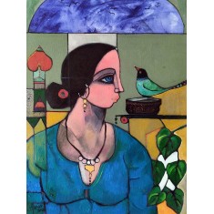 Abrar Ahmed, 18 x 24 Inch, Oil on Canvas, Figurative Painting, AC-AA-629